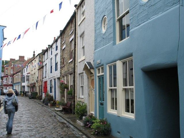 Terraced houses at Staithes