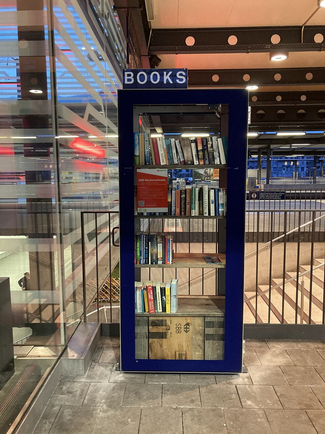 A bookcase